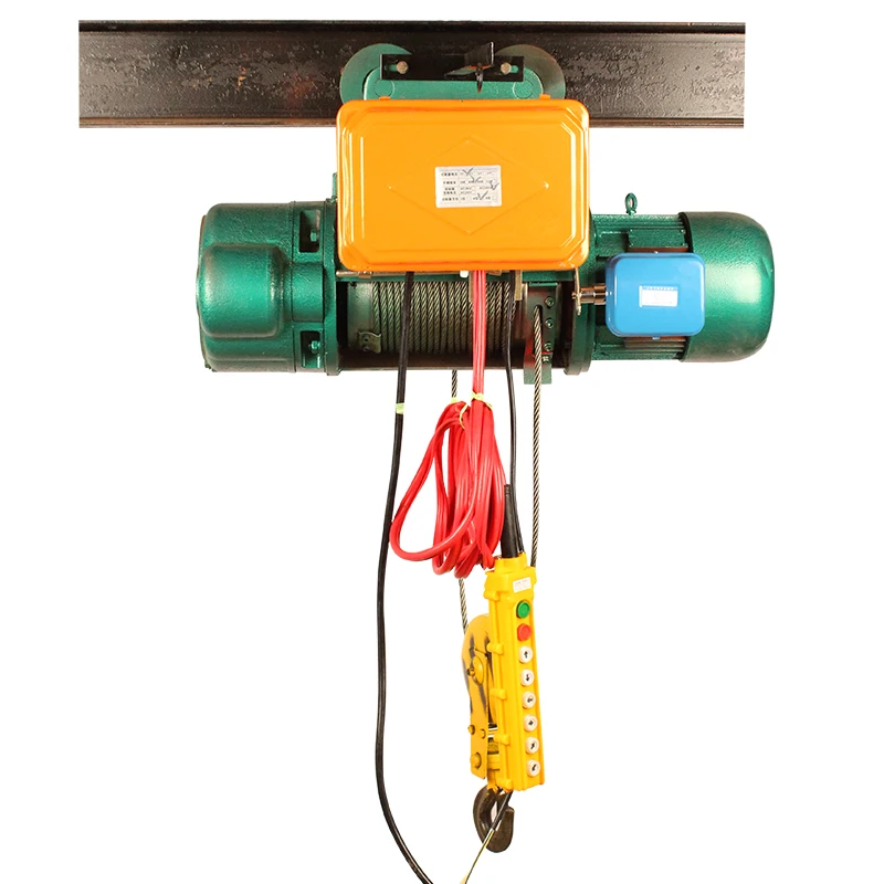 Factory Customized 0.5 Ton Lifting Remote Control Construction Works  Wire Rope Hoist