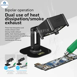 MaAnt M066 Multi-function Charger UV Curable Fan Lamp 3W Power Curing Cooling for Mobile Phone Heat Dissipation Smoke Exhaust