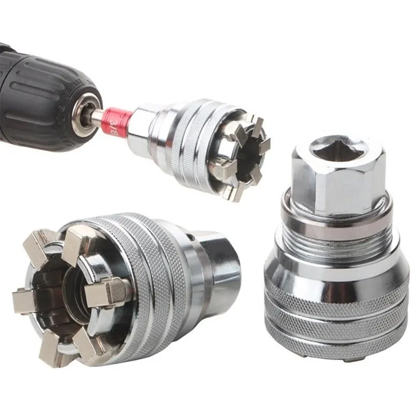 1 PCS Universal sleeve 3/8 inch 10-19 mm Adjustable Hex universal Socket Torque Ratchet Wrench Head Repair Tool