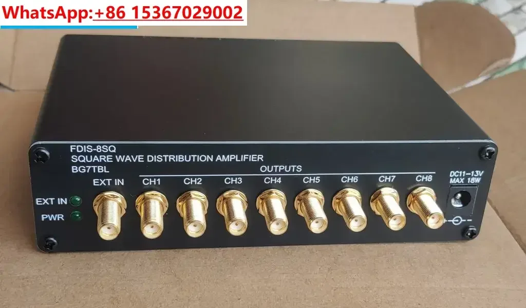 Audio clock distributor WC, 44.1K, 48K, second pulse, 1PPS, 10M distributed amplifier, SMA port