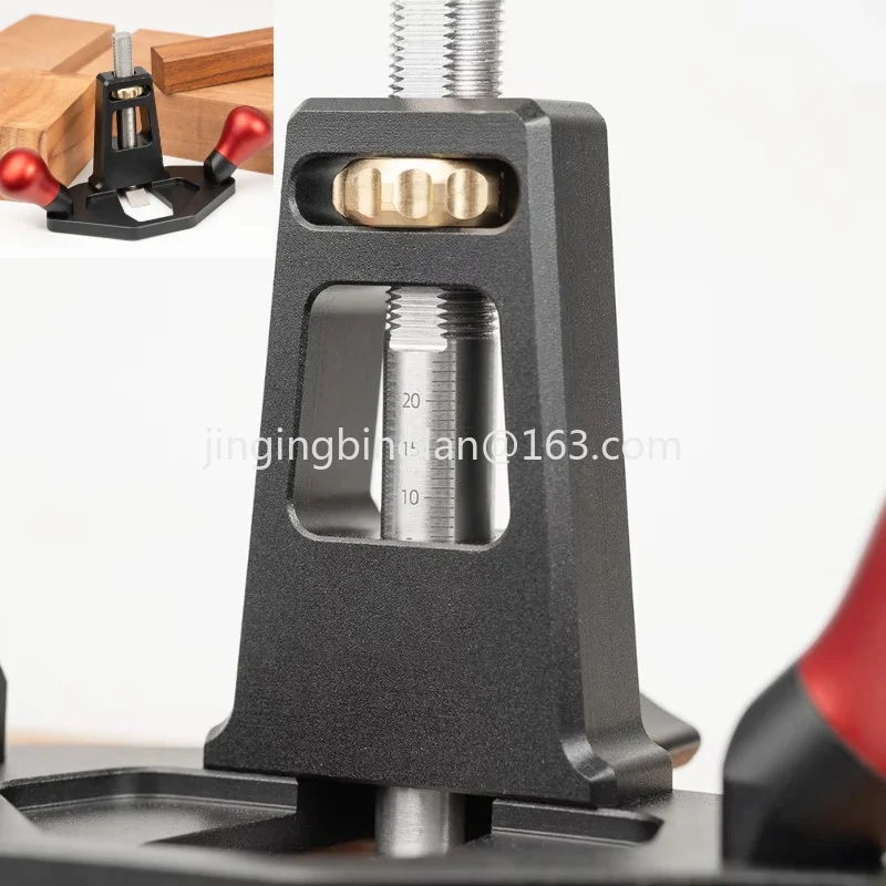 New professional woodworking hand chisel cutting depth adjustable aluminum alloy hand router plane