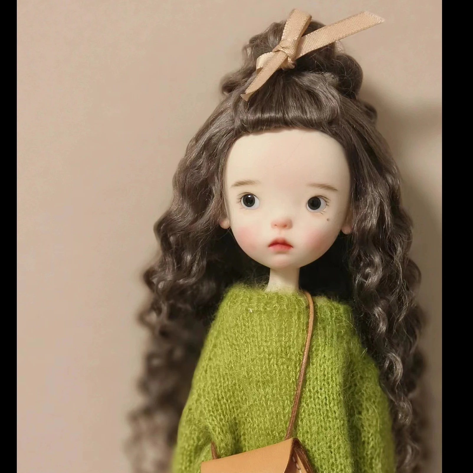 

New 1/6 BJD Doll Girl Resin Material DIY Lovely Doll Head No Makeup Doll Accessories For Girl BJD Toys Gift