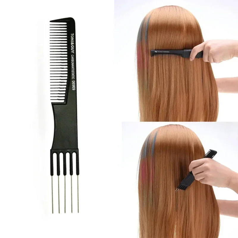 2pcs Professional Hair Dye Comb Double Ends Detangling Hair Brush Hair Coloring Brush Barber Comb Salon Hairdress Styling Tools