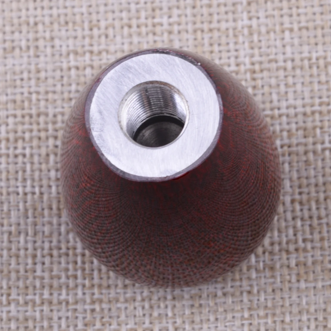 

Ручка переключения передач, головка рычага переключения передач и 3 адаптера M8 M10 M12 для автомобиля, красное углеродное волокно