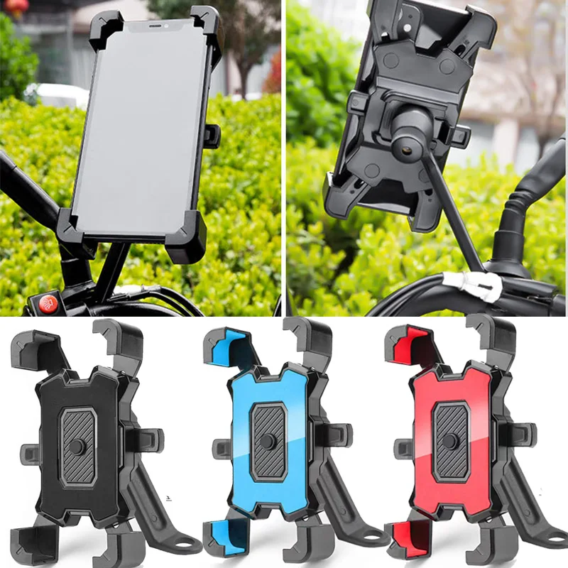 360 °   Drehbare elektrische Fahrrad Universal Telefon Halter für Fahrrad Moto Motorrad Ständer Halterung Motorrad Zubehör