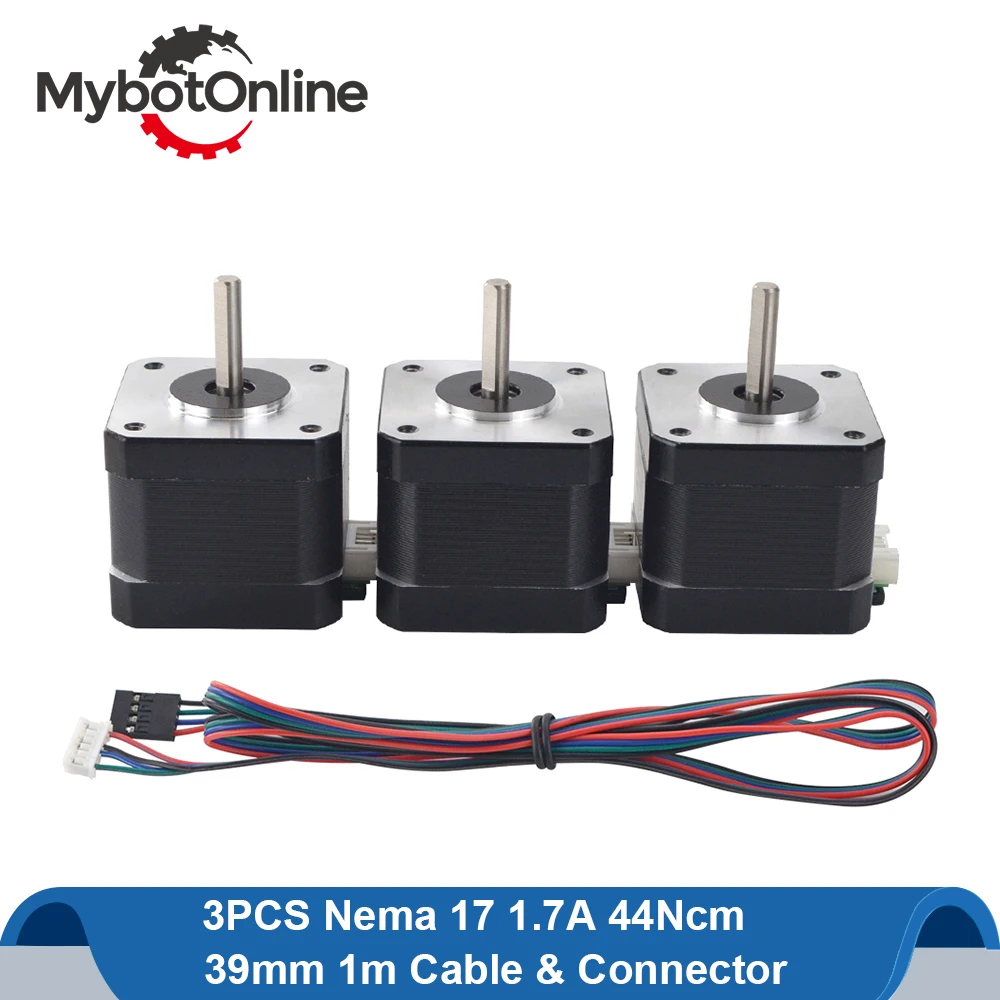 Nema 17 Stepper Motor 42 Motor Nema17 Stepping Motor 38mm 42BYGH 1.7A  Step Motor 4-lead for CNC 3D Printer