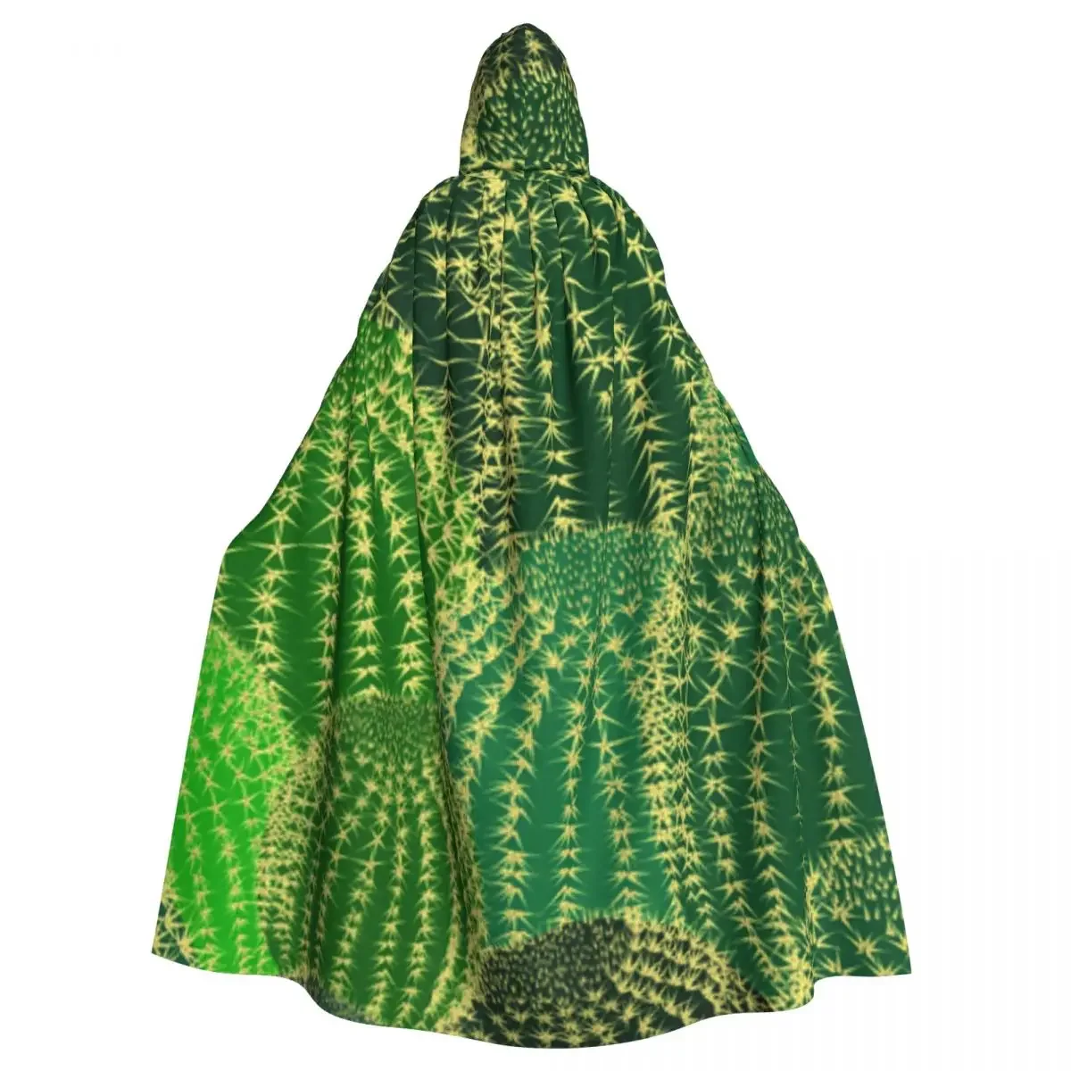 Hooded  Unisex  with Hood Cactus Pattern  Vampire Witch Cape Cosplay Costume