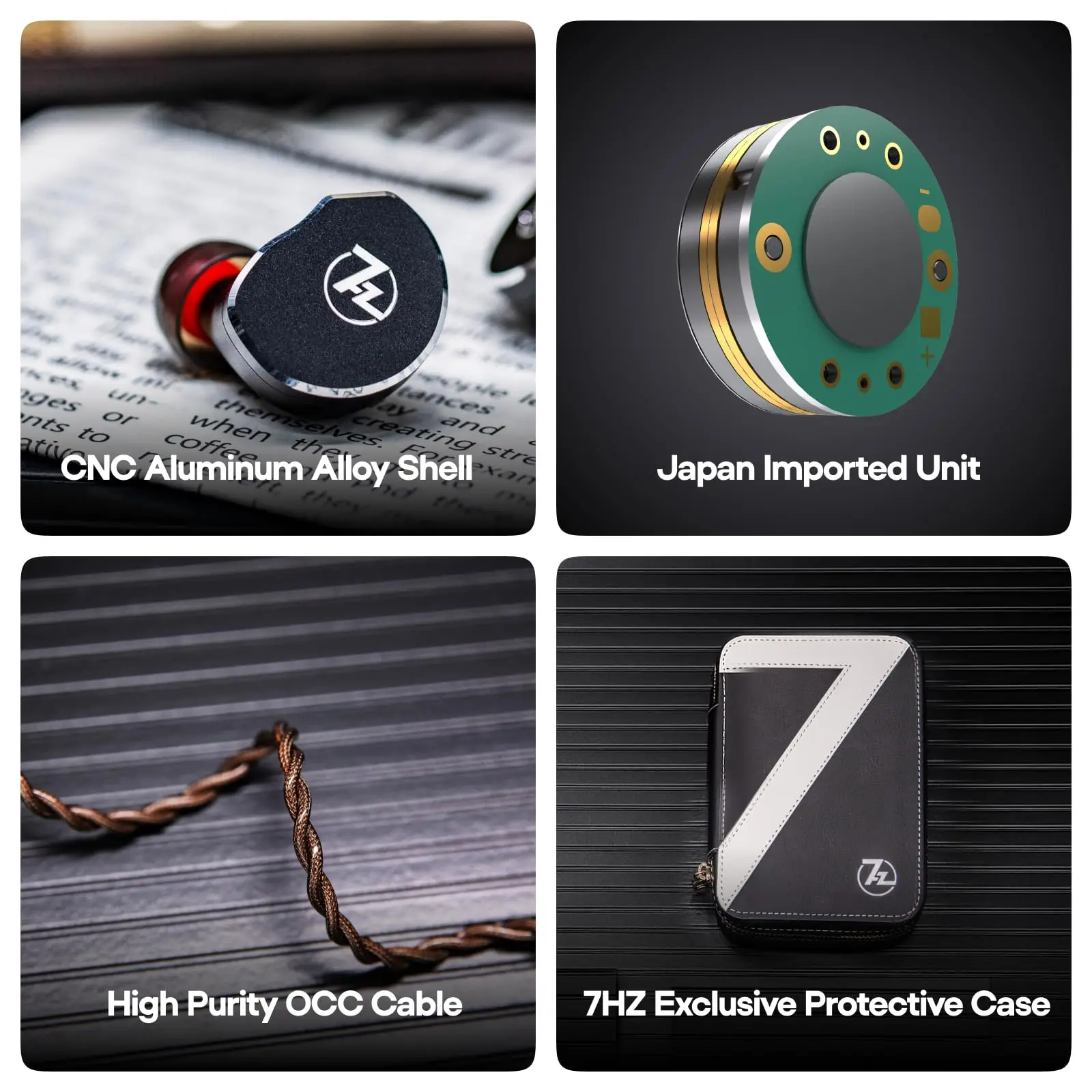 Linsoul 7 هرتز x Crinacle: شاشات Diablo/Divine داخل الأذن، محرك مغناطيسي مستو 14.5 مم IEM، سماعات أذن HiFi مع 2 دبوس قابل للفصل