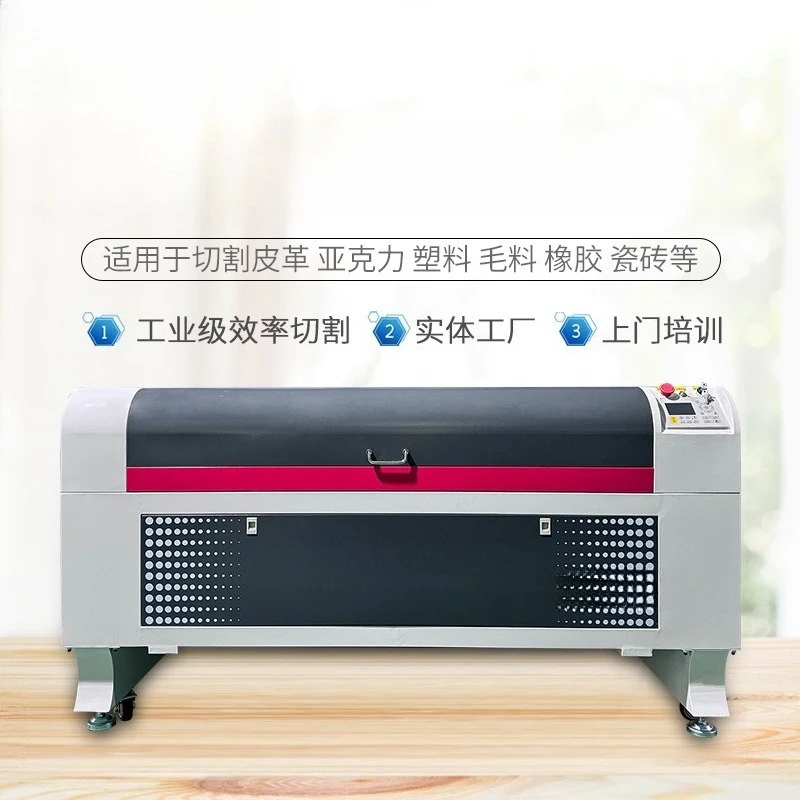 Macchina per incisione e taglio laser automatica grande macchina per incisione artigianale in pelle di bambù acrilico