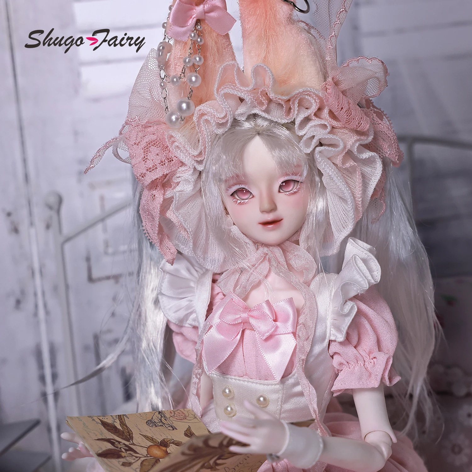 Shugafairy Rapunzel BJD Doll 1/4  Fullset Medieval European Style Pink Sweet Heart Lolita French Romance Toy for Girls Dolls