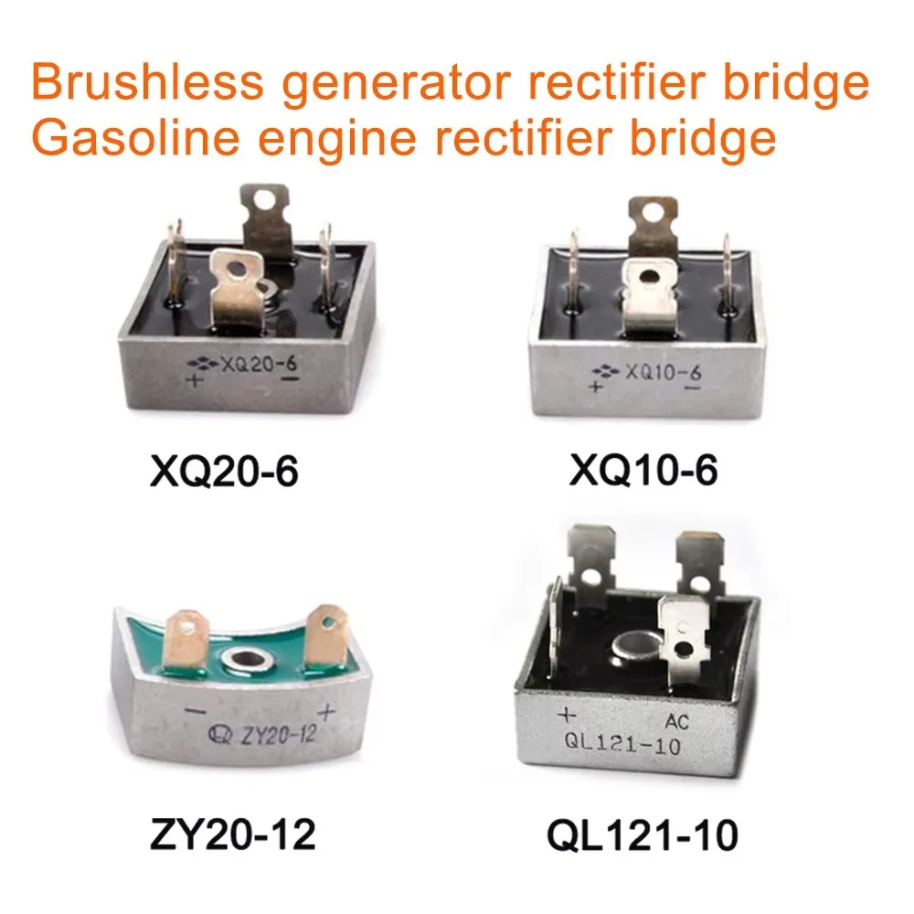 XQ10-6 XQ20-6 ZY20-12 QL121-10 Rectifier Bridge XQ10A-6  Engine Parts ZY20-12