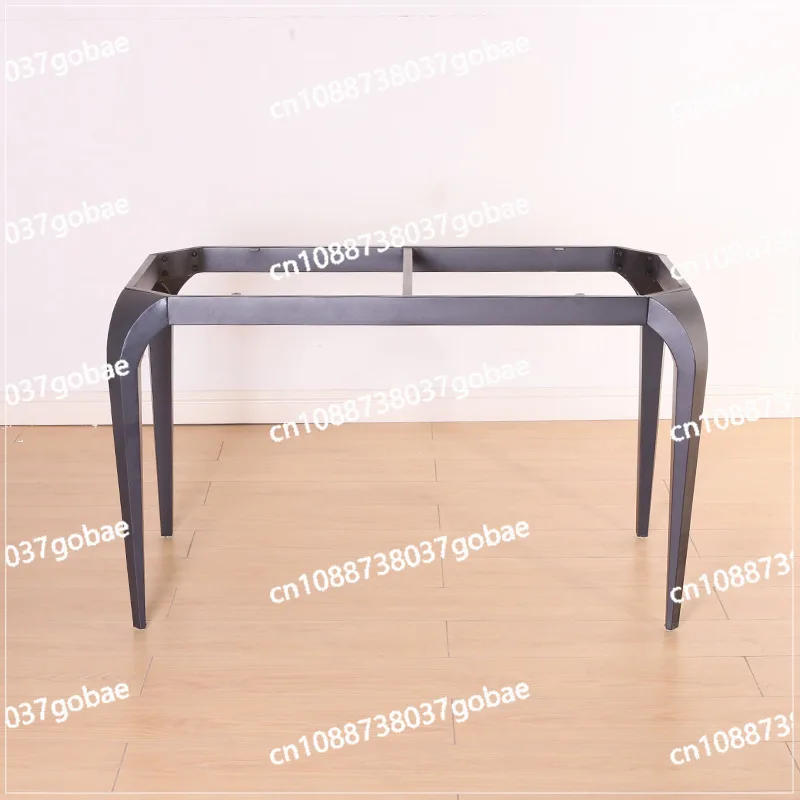 Slate tile dining table foot desk stand wrought iron support base