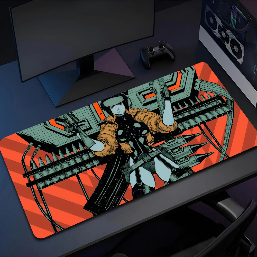 

1pc F-Ghost I-In The Shell Anime Non-slip Mouse Pad Suitable For Office Computers Laptops E-sports Game Desk Mats XXL Keyboard