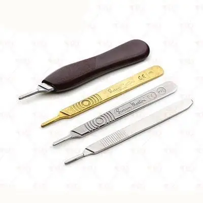 No.3 Scalpel Handle Fits Blade Stainless Steel Surgical Hilt / Plastic Surgical Hilt Engraving Hand Tools Surgical Blade new