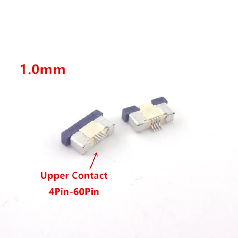 10 Piezas de Conector FPC FFC de 0.5mm y 1.0mm, Cable Plano AWM 20624 80C 60V VW-1, Pines 4/5/6/7/8/10/12/14/16/18/20/26/30/32/36/40/50/60 3