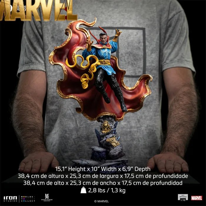 

Статуэтка Доктора Стрэнджа от Marvel, модель MARCAS106124-10, масштаб 1/10, 15,1 дюйма, коллекционная фигурка для настольного декора, для коллекционеров Marvel.