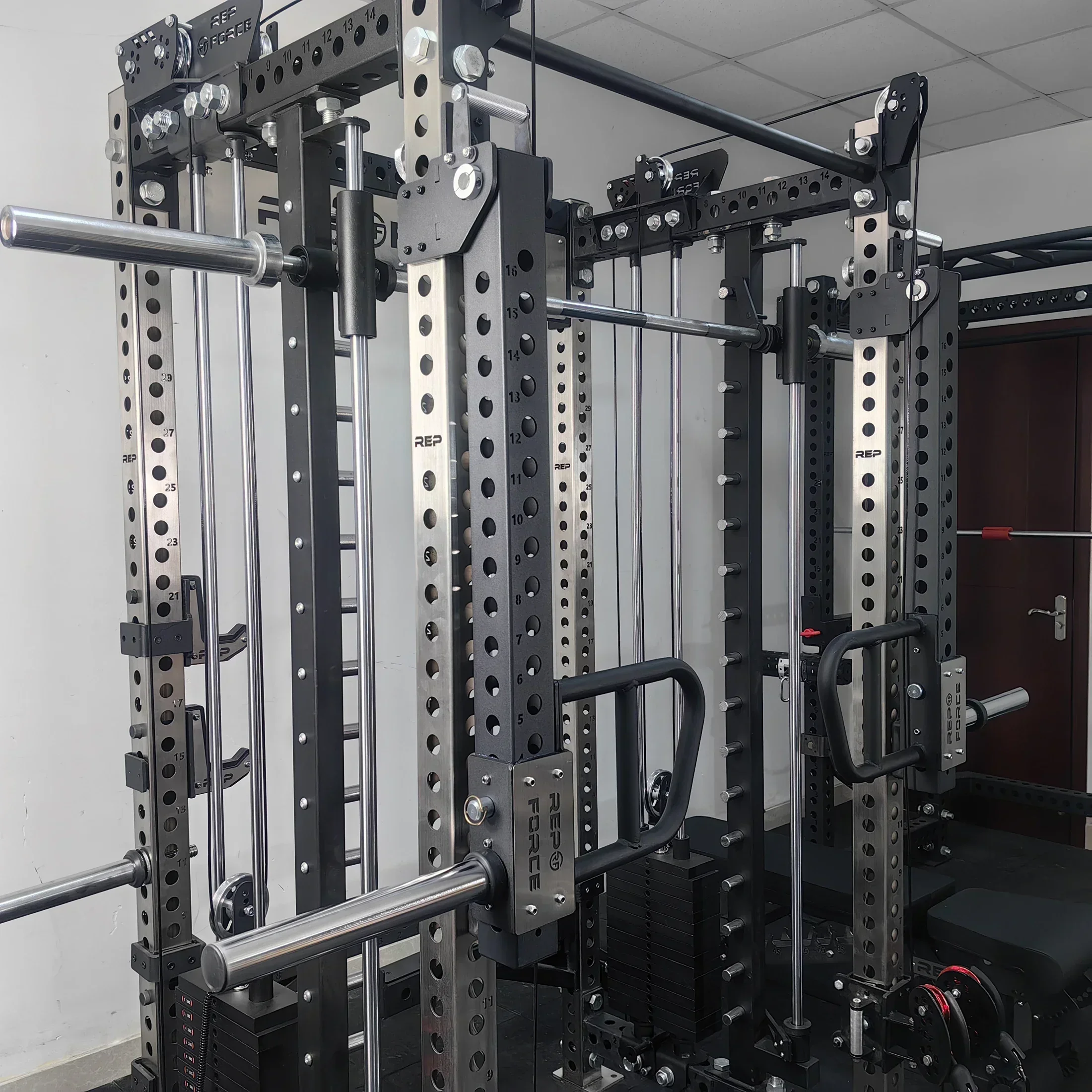 

cross-border Frame Accessories Double Push Arm Quick Release (75MM mm Square Tube 26mm Hole Applicable)