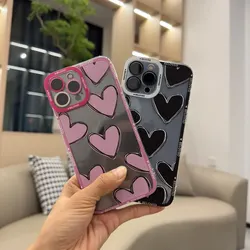 Ins Colorful Graffiti Love Suitable iPhone 15 ProMax Case 14 Creative Personality 12 Women's New 13 Pro 11 Protective Case Hard