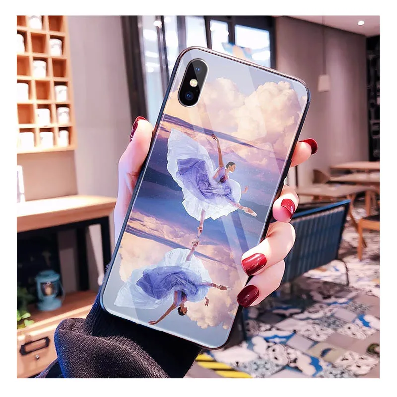 

Ballerina Ballet Dance Shoes Girl Glass case For Samsung Galaxy A35 A55 A54 A15 A25 A05s A05 A22 A24 A52 A33 A34 M34 M14 M54 M23