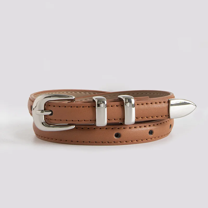 New Exquisite, High-end and Versatile Business Commuting Fashion Women\'s Genuine Leather Belt Manufacturer in Stock