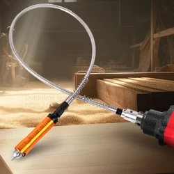 Engraver Flexible Shaft Rotary Angle Grinder Attachment Soft Flexible Shaft Electric Drill Handle Chuck Separate Accessories