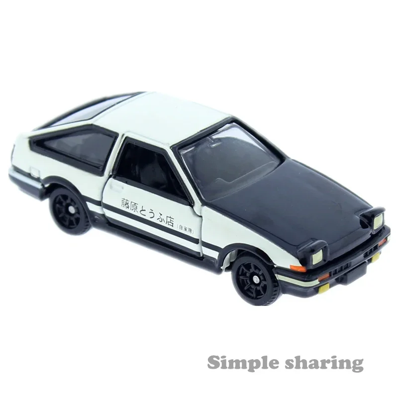 Takara Tomy Dream Tomica 145 Initial D Toyota AE86 Trueno Car Hot Pop Kids Toys Motor Vehicle Diecast Metal Model Collectibles