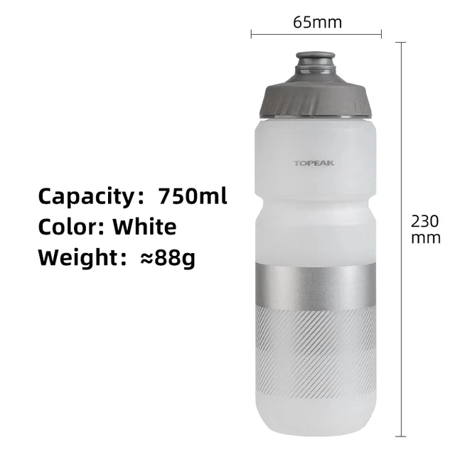 TOPEAK 650-750ML Fiets Waterfles lekvrije Samendrukbare MTB Road Fietsen Fles Ultralight Outdoor Sport Waterkoker Schaalbaar