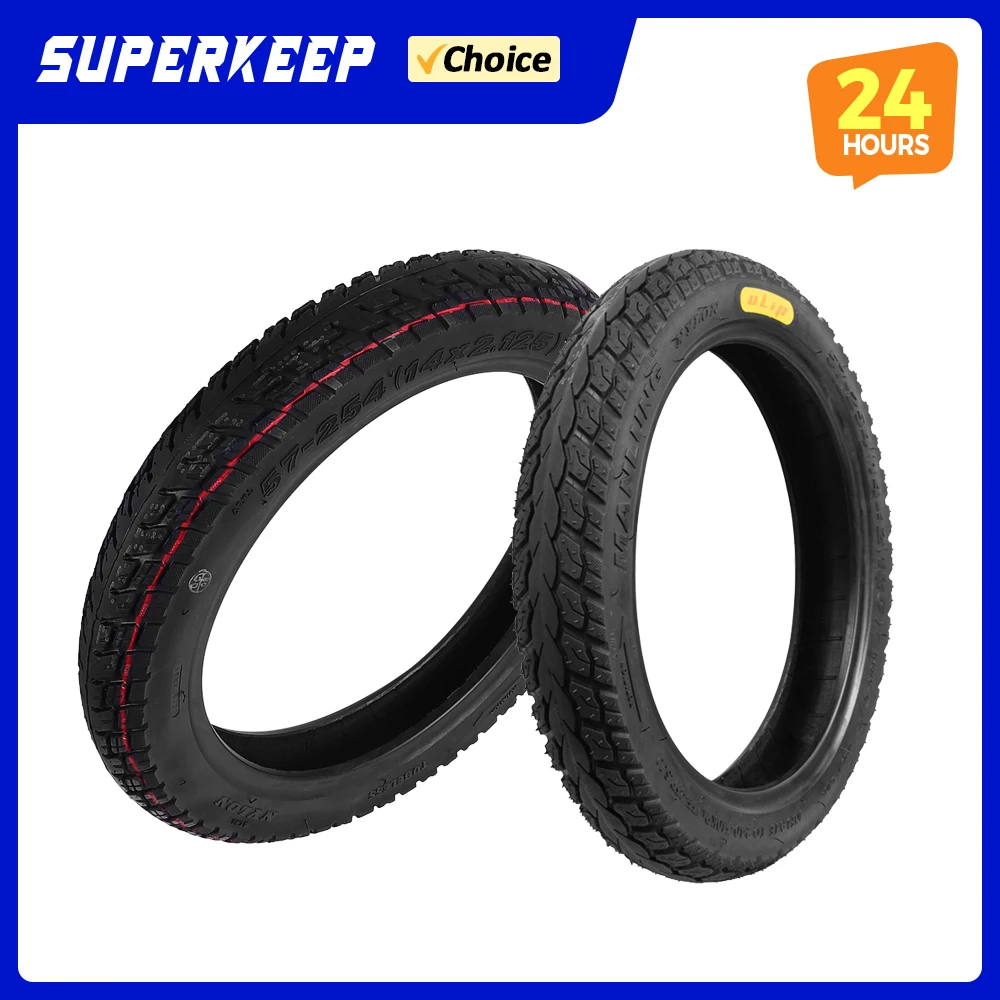 

Бескамерная вакуумная шина 14 дюймов 14x2.125 (57-254) для электросамокатов, электровелосипедов, газовых скутеров, электромобилей