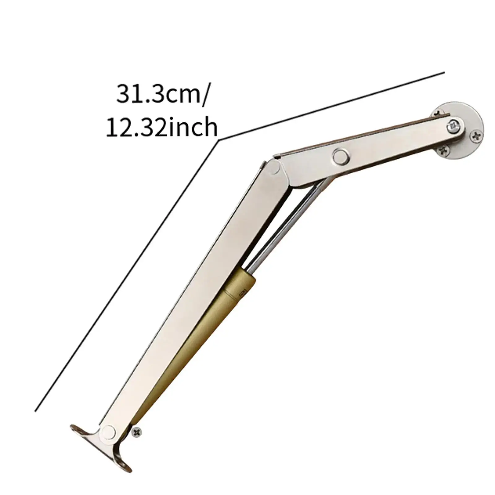 Lid Support Hinge Gas Struts Easy to Install Chest Hinge Zinc Alloy Pneumatic Lid Lifter Gas Spring for RV Cabinet Window Lid Support Hinge Gas Struts Easy to Install Chest Hinge Zinc Alloy Pneumatic Lid Lifter Gas Spring for RV Cabinet Window