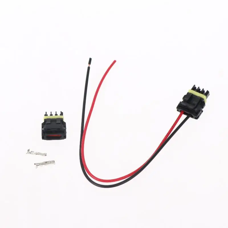 Essential 2 Way 52116-0241 Waterproof Plug for Automotive Mirror with Turn Signal Support in Rainy Weather