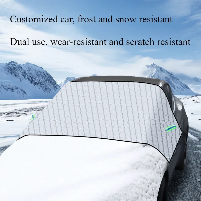 Short Style Snow Shields for Tesla Model 3/Y/3+ Front Windshield Snow Protection Cover Snow Blocking Cover Accessories 2017-2024