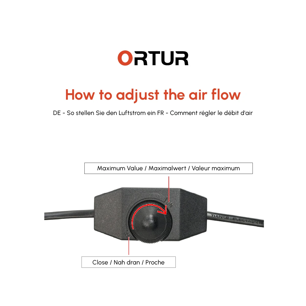 Imagem -03 - Ortur-bomba de ar para Gravador a Laser Máquina Cnc Remover Poeira de Gás Fluxo de ar 50l Min Acessórios de Alta Potência