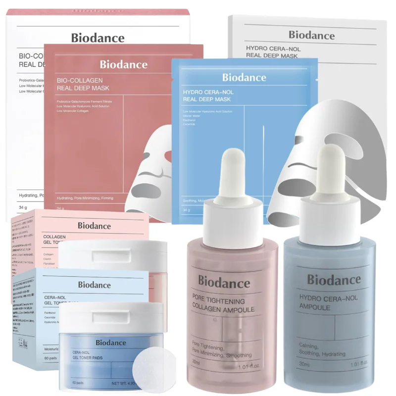 Biodance Hydro Cera nol Ampoule Soothing Hydrating Face Serum Calming Moisturizing Skin Repair Essence 30ml Collagen Facial Mask