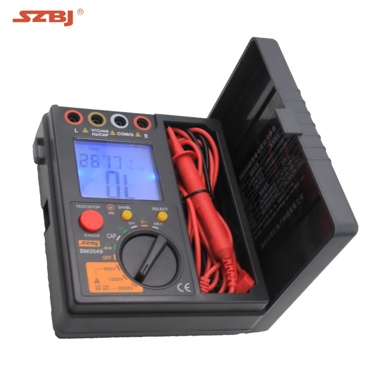 BM3549 Double Show Two-in-one 2500V Digital Insulation Resistance Tester Multimeter