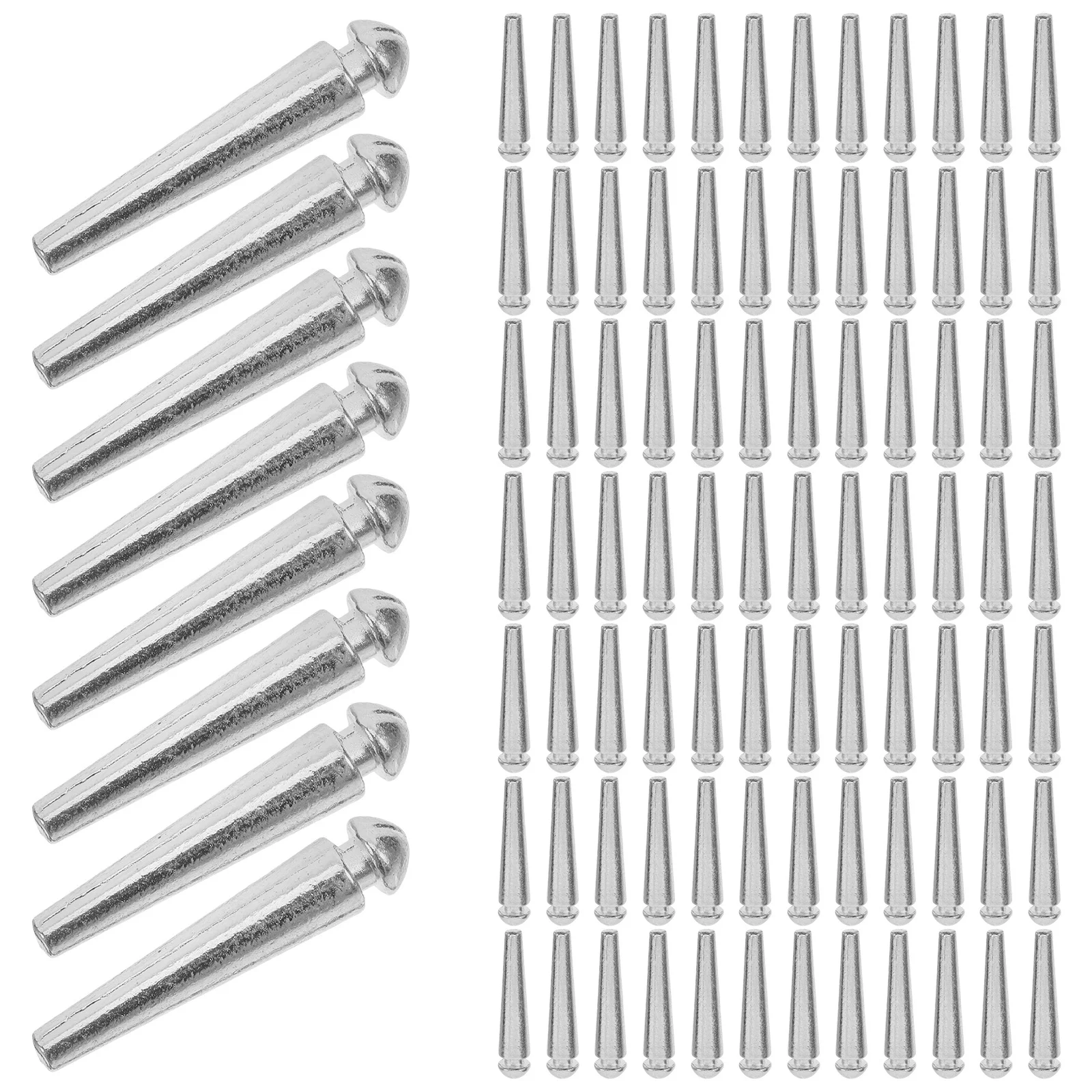 100개 금속 스코어링 페그 크리비지 보드 못 튼튼한 휴대용 카드 게임 점수 추적기 실내 게임용 크리비지 보드 페그