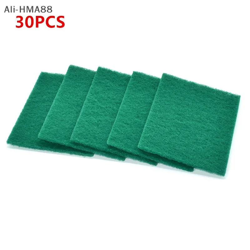 

10/20/30Pcs Reusable Cleaning Dishrag Household Kitchen Pot Scrub Pads Oil Removal Dish Plate Washing Pads