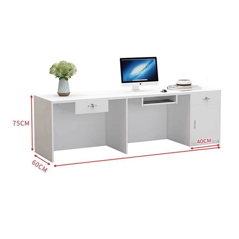 Counter Plastic Reception Desks Kitchen Modern Luxury Reception Desks Beauty Salon Mostrador Negocio Commercial Furniture