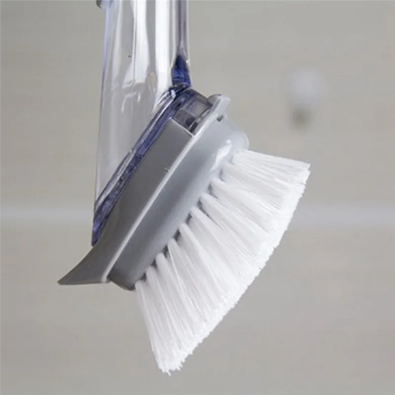 

A71Z 2Pcs Dish Brush Dish Scrubber Kitchen Dish Scrub Brush with Handle Dish Cleaning Brush Dish Wand for Dishes/Pots - Grey