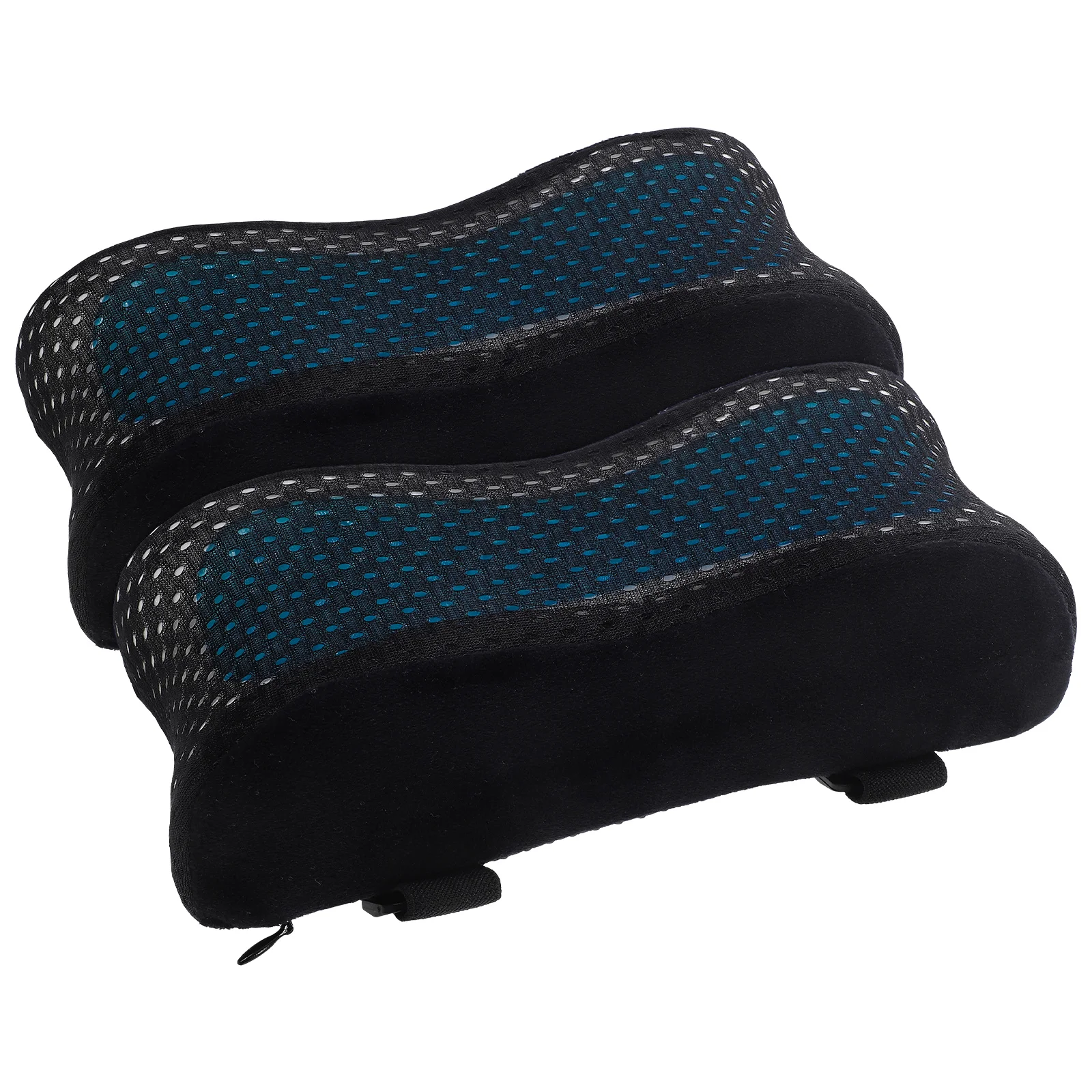 

2pcs Armrest Cushions for Office Gaming Chair Black Chair Arm Pads Memory Foam Elbow Support Desk Computer Accessories