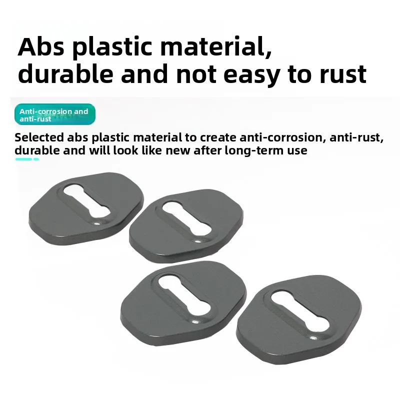 

for GWM Wey 07 4Pcs/Set ABS Car Accessories Door Lock Buckle Protective Case Cover Trim Stickers Car Interior Accessories