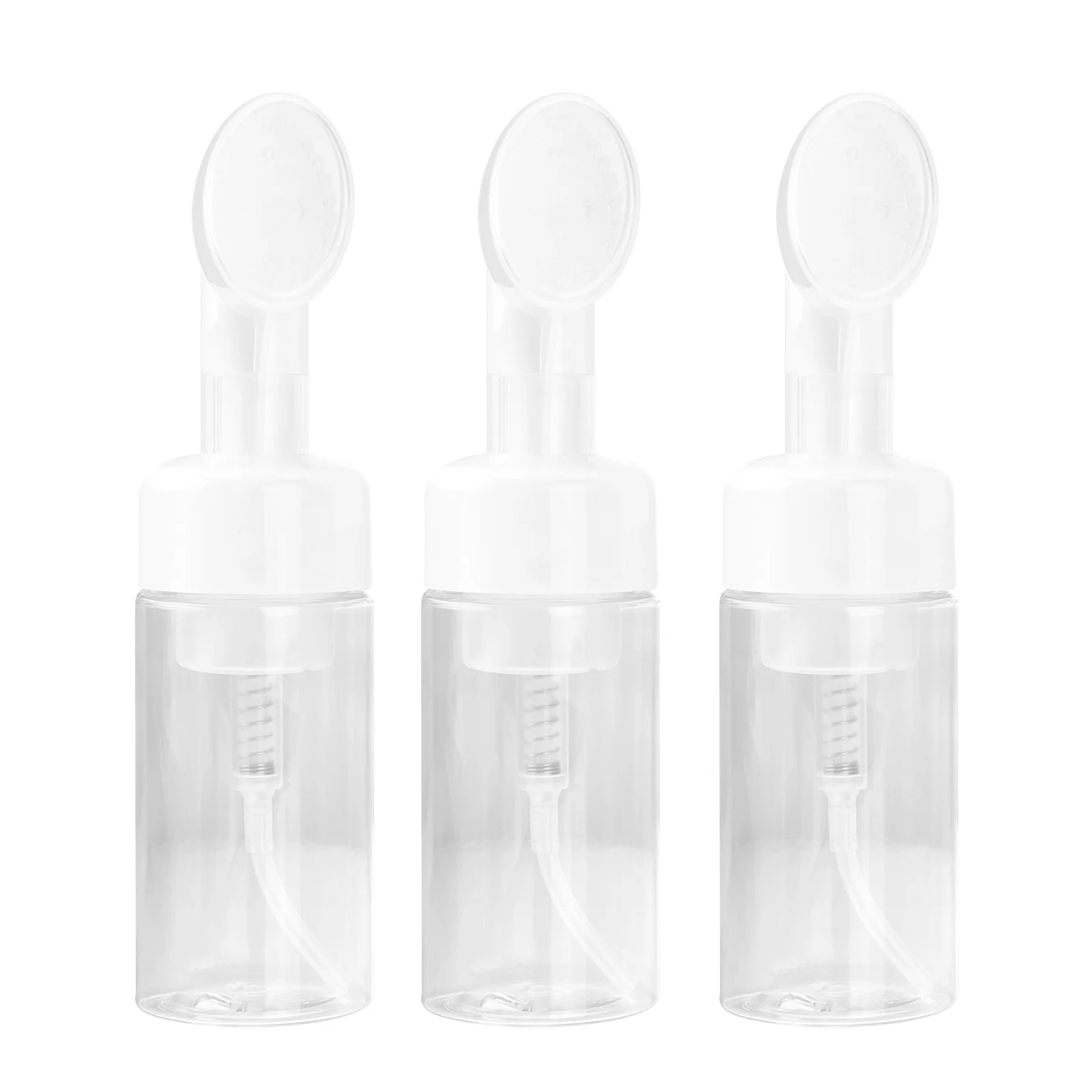 

3 Pcs Bottled Liquid Soap Container Portable Foaming Filling Eyelash Brush Travel Dispenser Cosmetics Plastic Pet Empty Shampoo