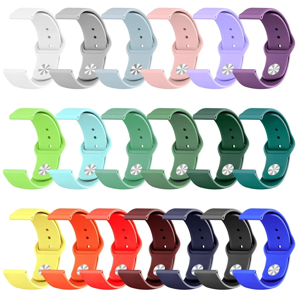 Pulseira de silicone macio de 18mm para xiaomi mi pulseira de relógio inteligente pulseira esportiva para garmin vivoactive 4S/venu 2s correa pulseiras 18 mm