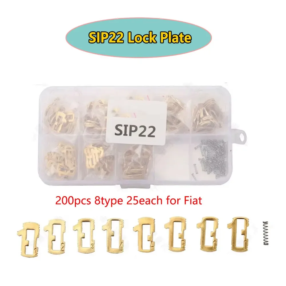 200Pcs/lot SIP22 Lock Plate Car Lock Reed Plate for Fiat Car Lock Repair Accessories 8 Types Each 25pcs