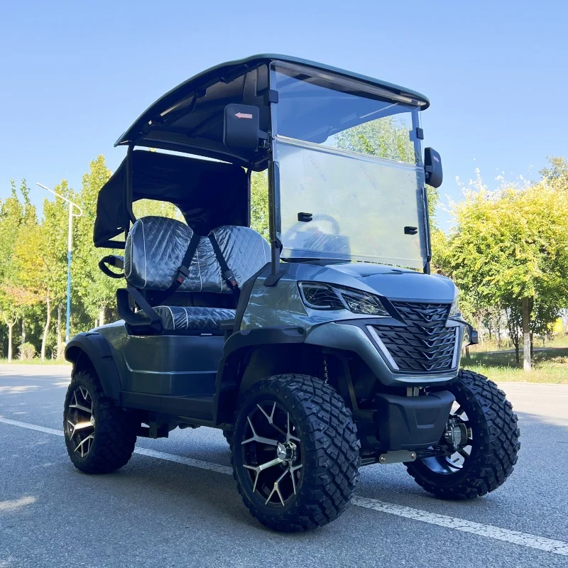 

Hot Selling Chinese Manufacturer Factory Price 4 Wheel Electric Golf Cart 4000W 10 Inch Tires Street Airport Use Adult Trolley