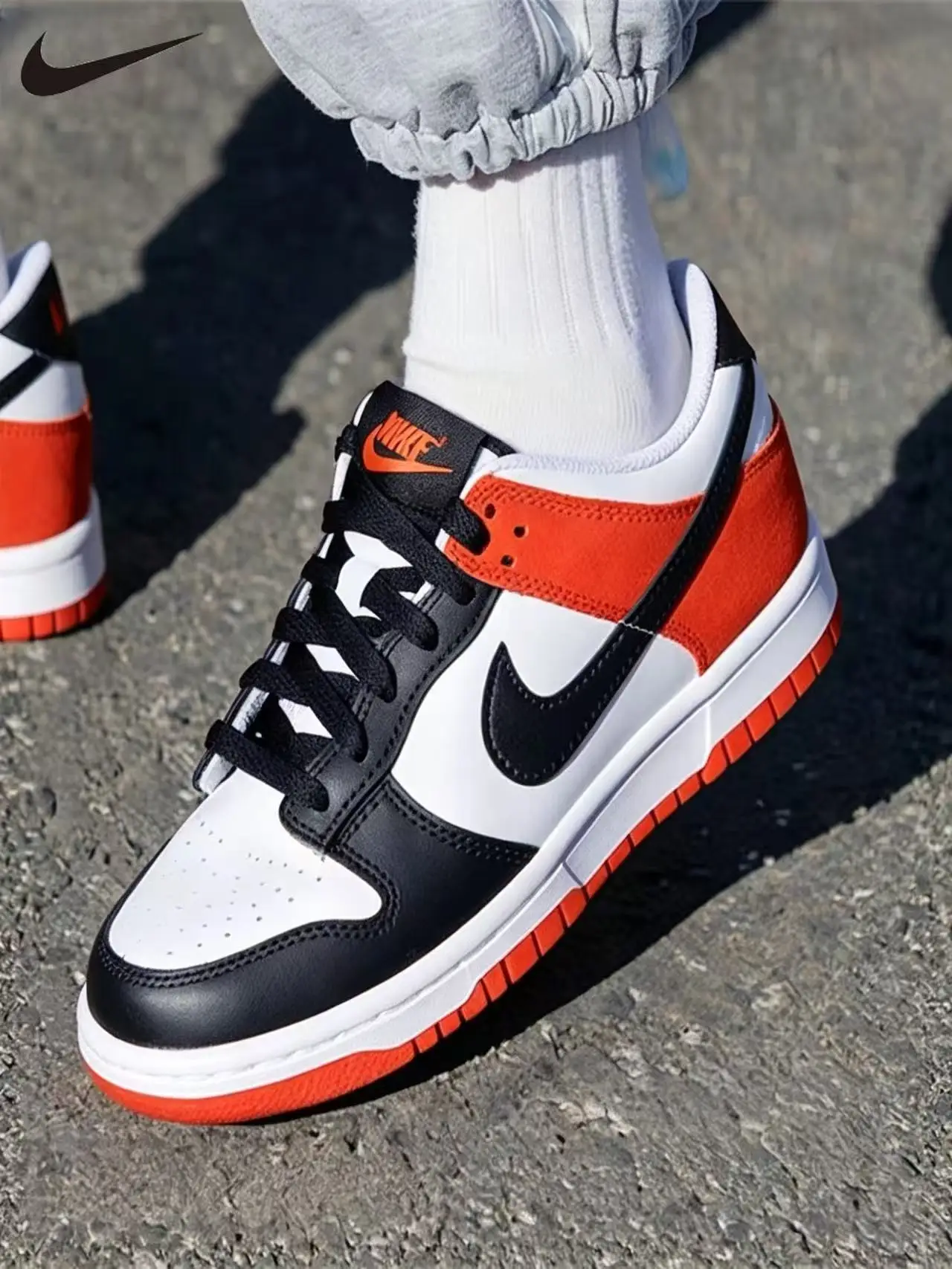 

Nike Dunk Low GS Sneakers Big Kids Retro Classic Leather Casual Skate Shoes Boys Girls Daily Outdoor Sports Trainers IQ2755-102