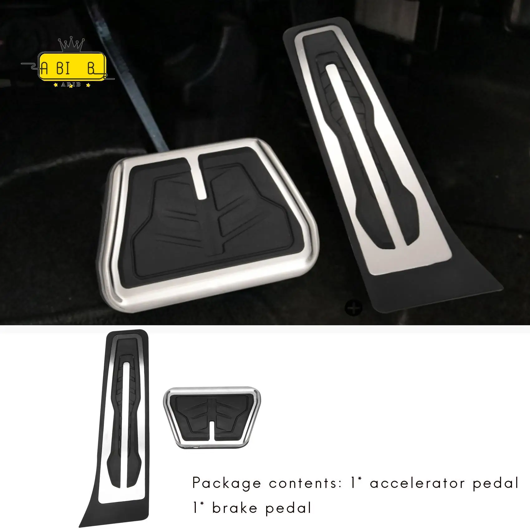 

ABIB -Gas Brake Pedal Cover Set For Bmw X3 X4 X5 X6 2 3 4 5 6 7 Series G20 F30 G30 G11 G01 G02 G05 F15 F16 F22 F25