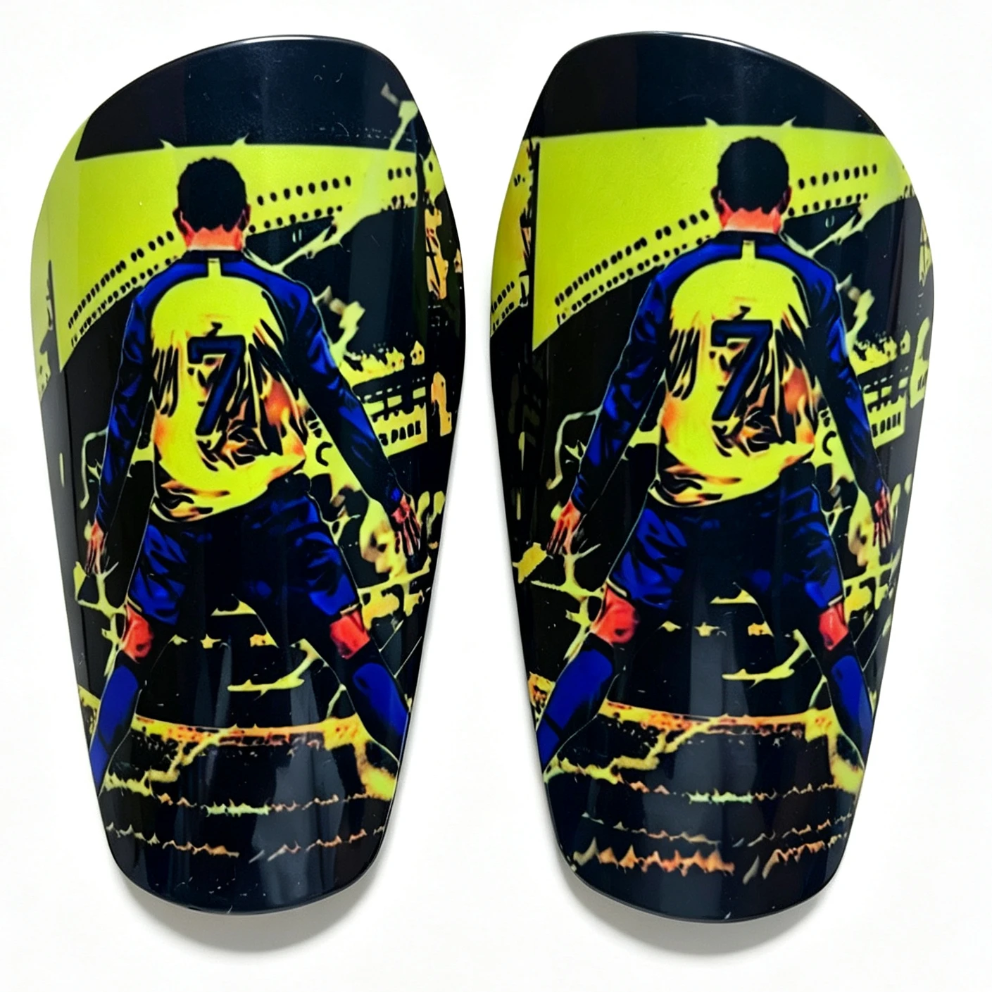 1 Pair Outdoor Sports Football Shin Guard Teenagers Adult Ultra Light Football Leg Mat Protective Sports Equipment