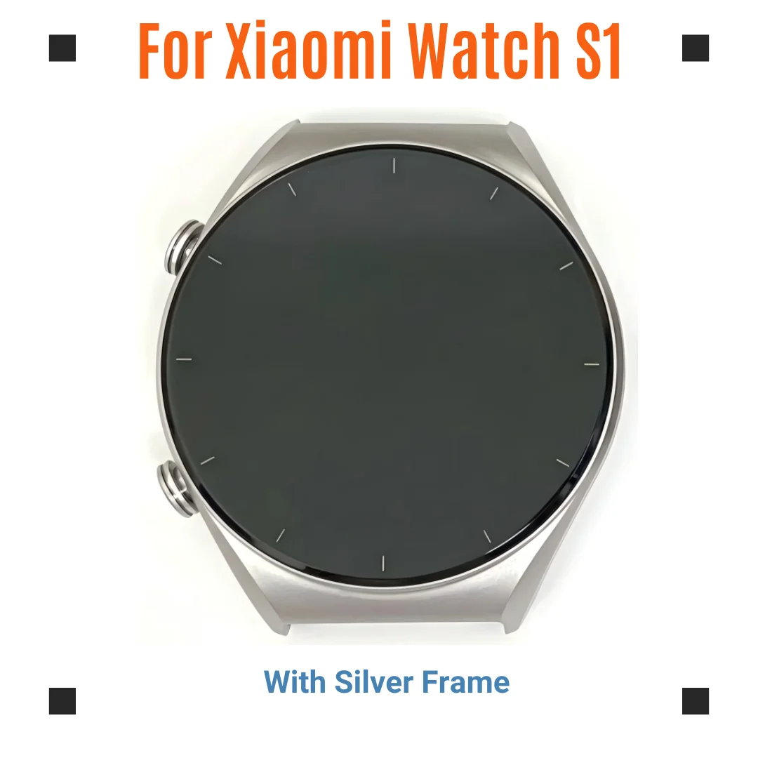 Für Xiaomi Watch S1 LCD-Bildschirm Display Touch-Digitizer Ersatz AMOLED Komplette Baugruppe – Detail 3