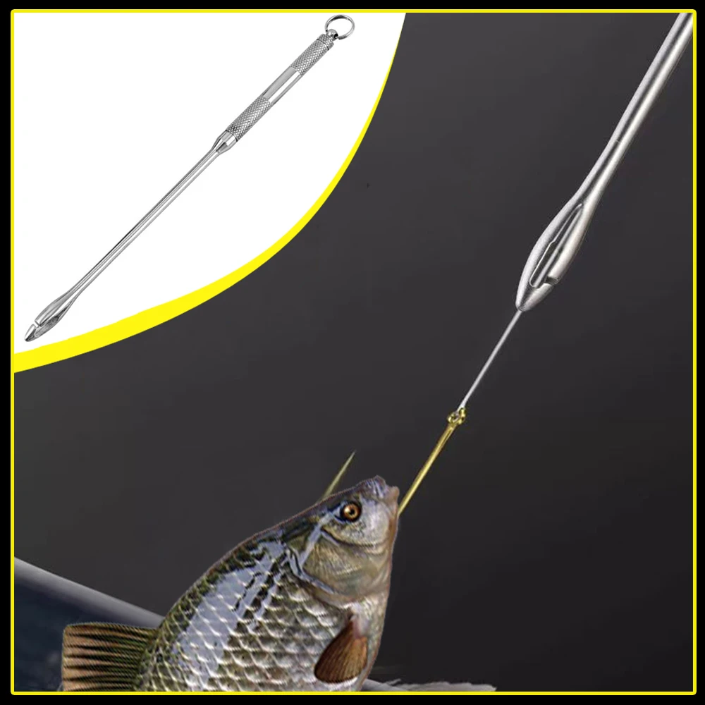 

1pc Stainless Steel Fishing Hook Quick Detacher Remover Device Portable Decoupling Extractor Tool Fish Tackle Tool Accessories