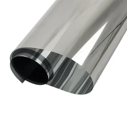 300CM Long One Way Mirrored Window Film Solar Reflective Drop-Shipping glass sticker Silver Layer Home Building Decor Tint Films